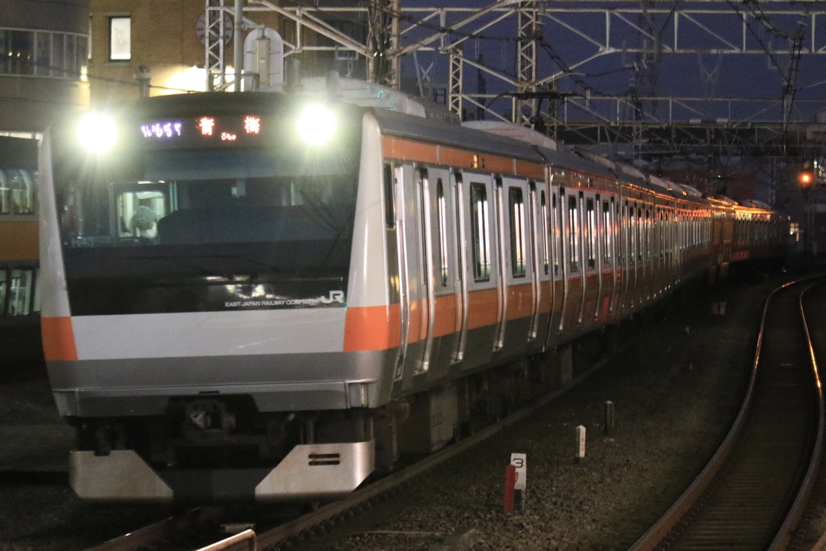 JR東日本 豊田車両センター本区 E233系 トタH43編成