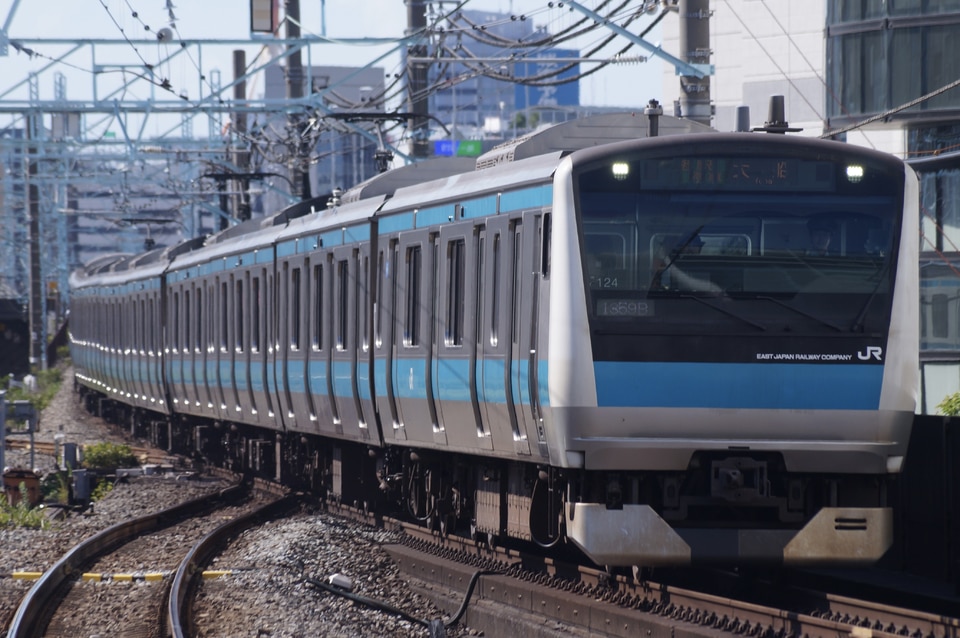 JR東E233系サイ124編成<br class="br-sp" />(ウラ124編成)の写真