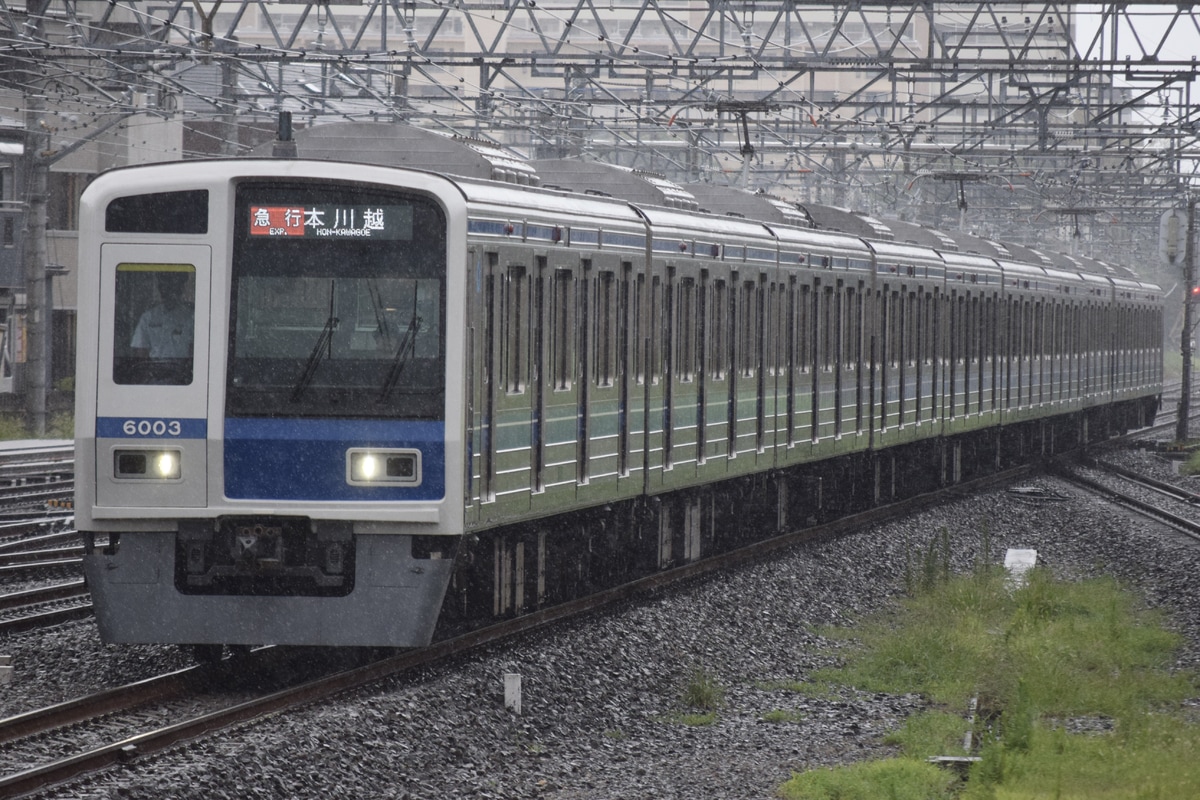 西武鉄道 玉川上水車両管理所 6000系 6103F