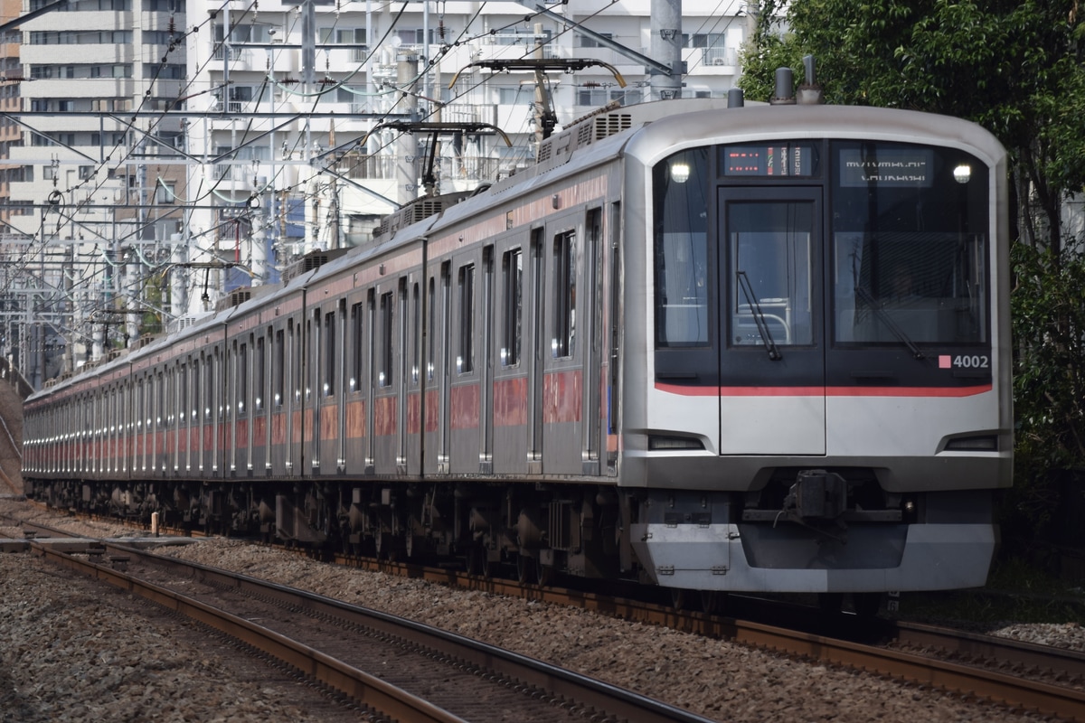 東急電鉄 元住吉検車区 5050系 4102F