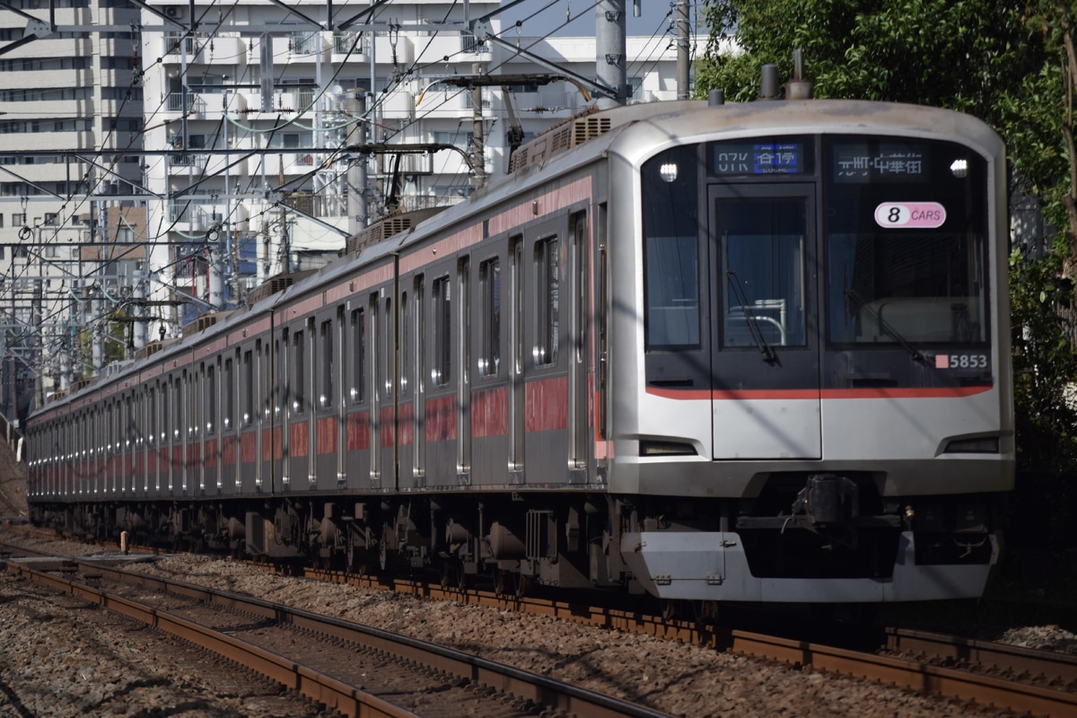 東急電鉄 元住吉検車区 5050系 5153F