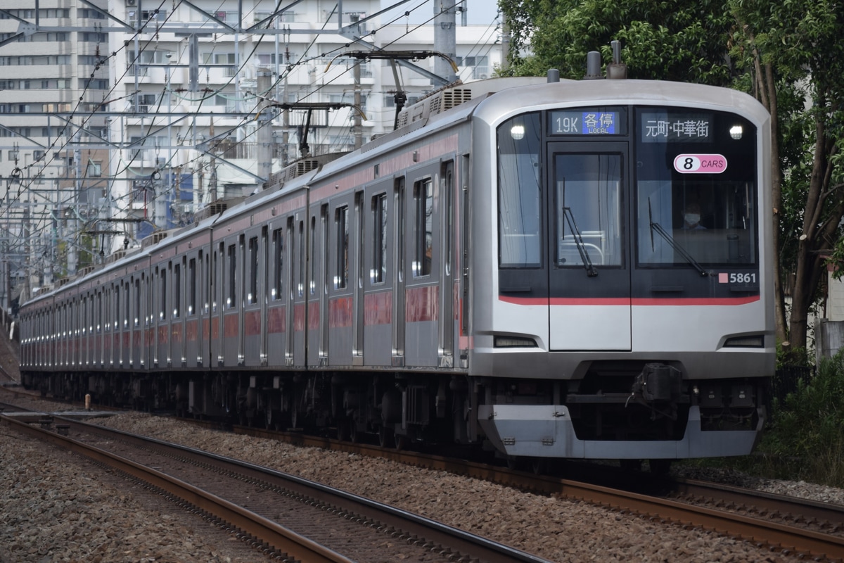 東急電鉄 元住吉検車区 5050系 5161F