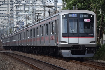 東急電鉄5050系5161Fを都立大学～自由が丘間で撮影した画像