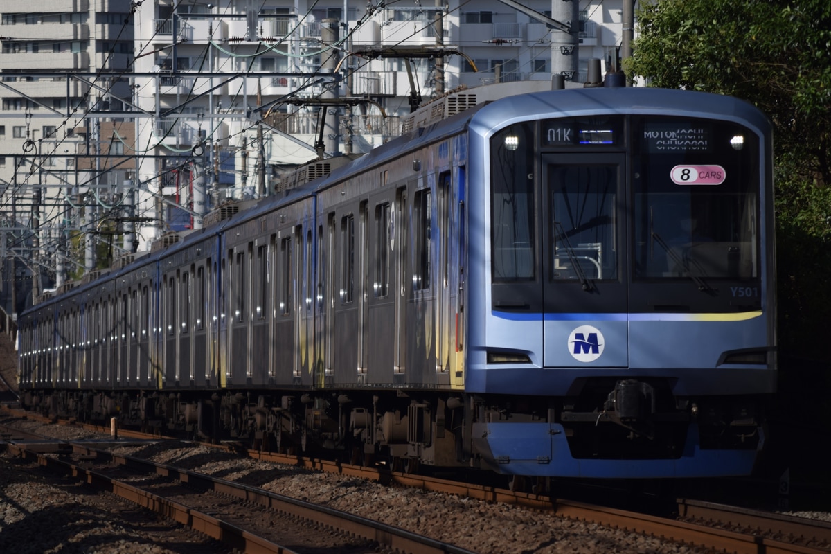 横浜高速鉄道 元住吉検車区 Y500系 Y511F