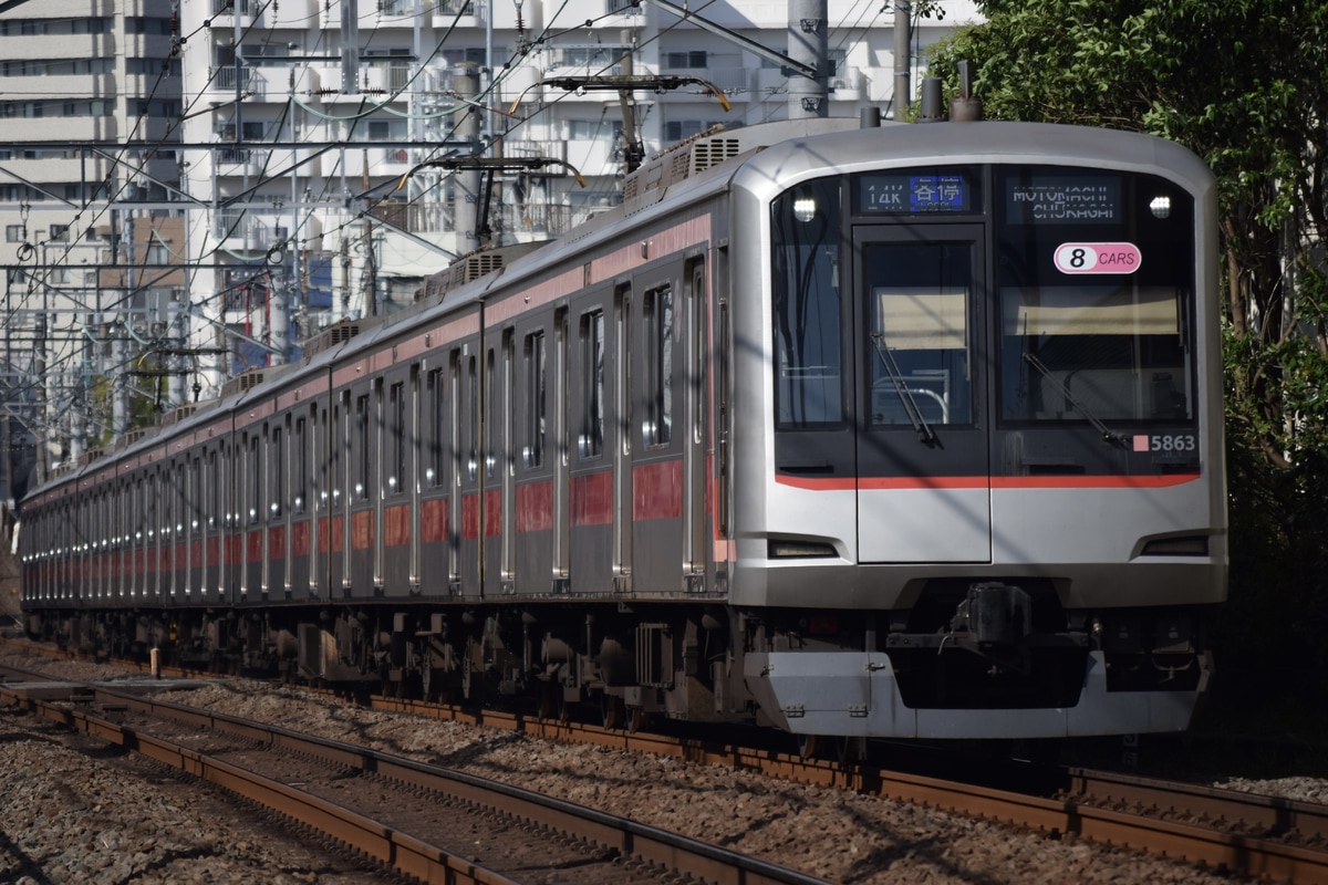 東急電鉄 元住吉検車区 5050系 5163F