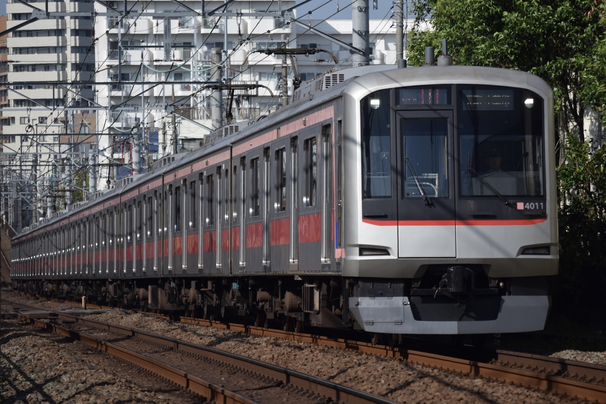 東急電鉄 元住吉検車区 5050系 4111F
