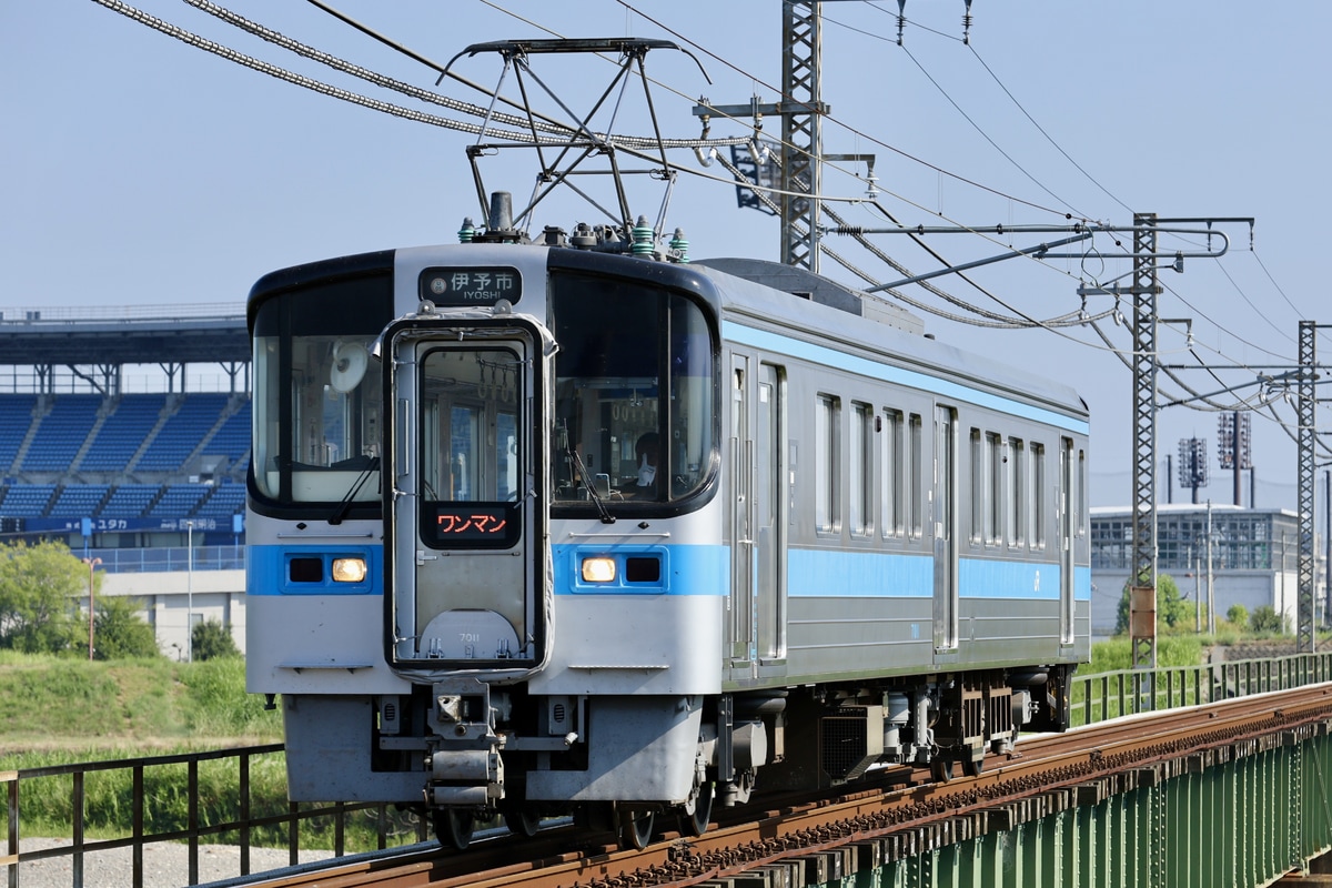 JR四国 松山運転所 7000系 7011