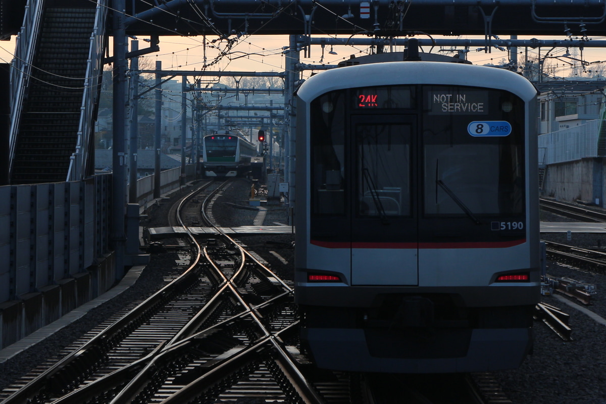 東急電鉄 元住吉検車区 5080系 5190f