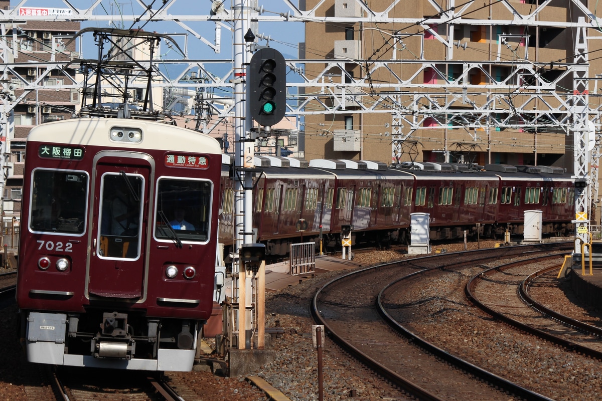 阪急電鉄 西宮車庫 7000系 7022F