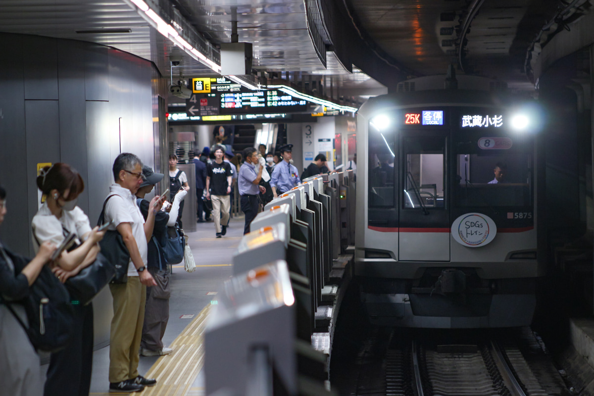 東急電鉄 元住吉検車区 5050系 5175F