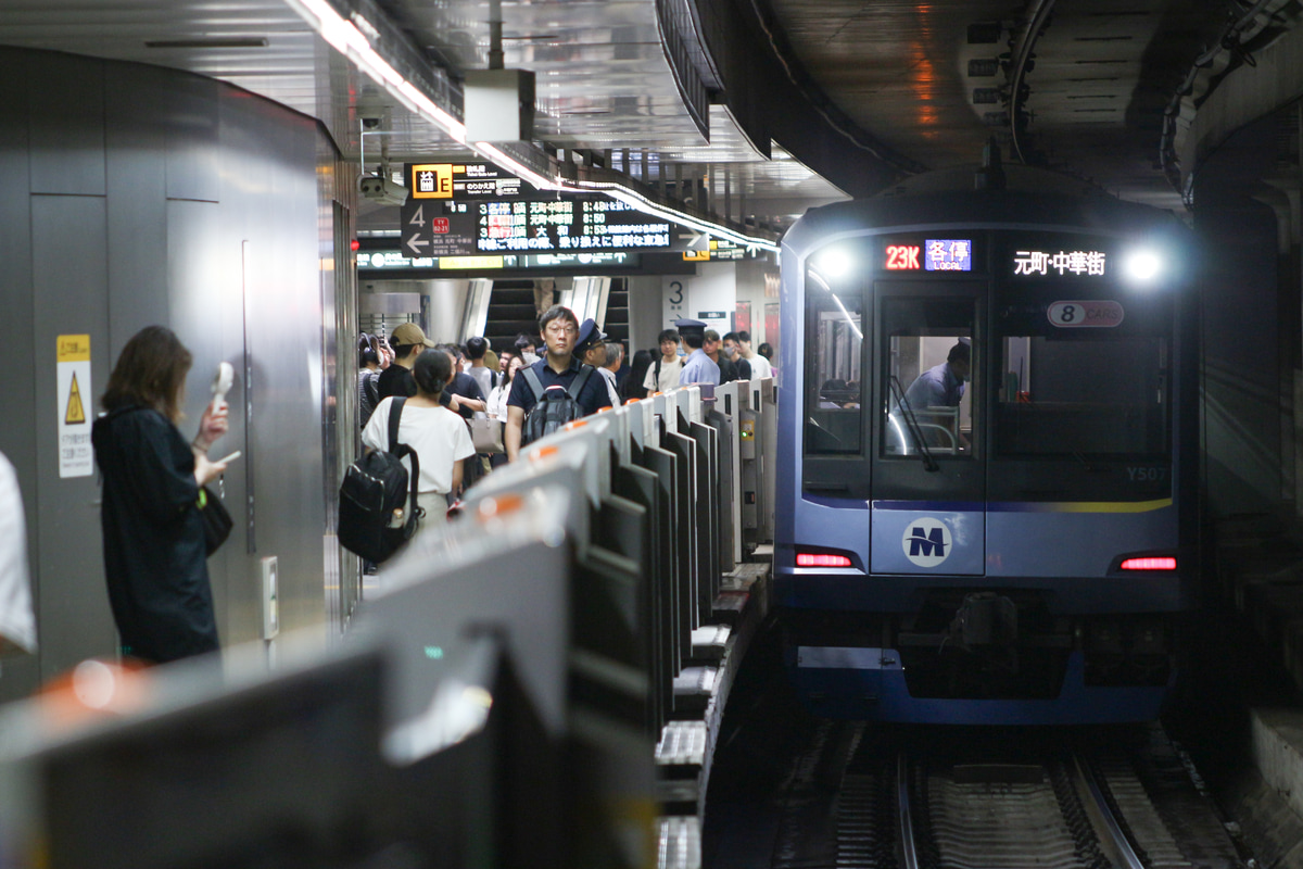 横浜高速鉄道 元住吉検車区 Y500系 Y517F