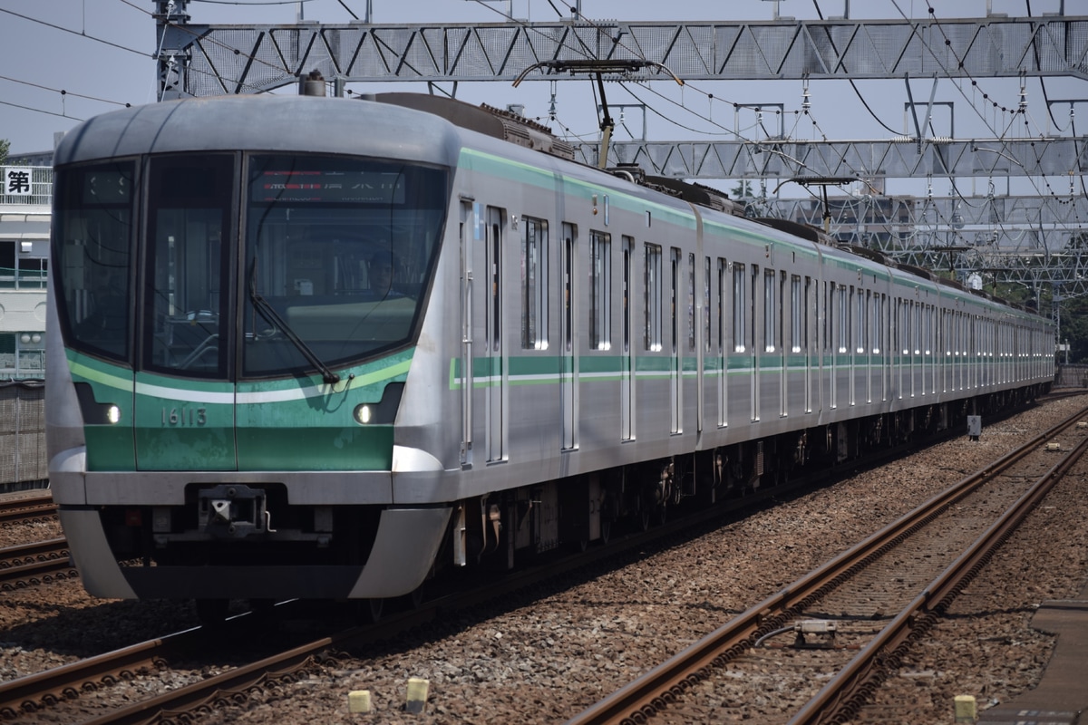 東京メトロ 綾瀬検車区 16000系 16113F