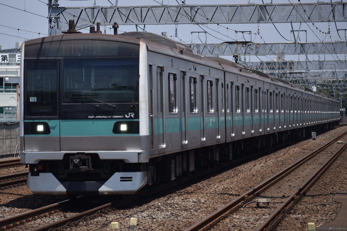 JR東日本 松戸車両センター本区 E233系 マト15編成