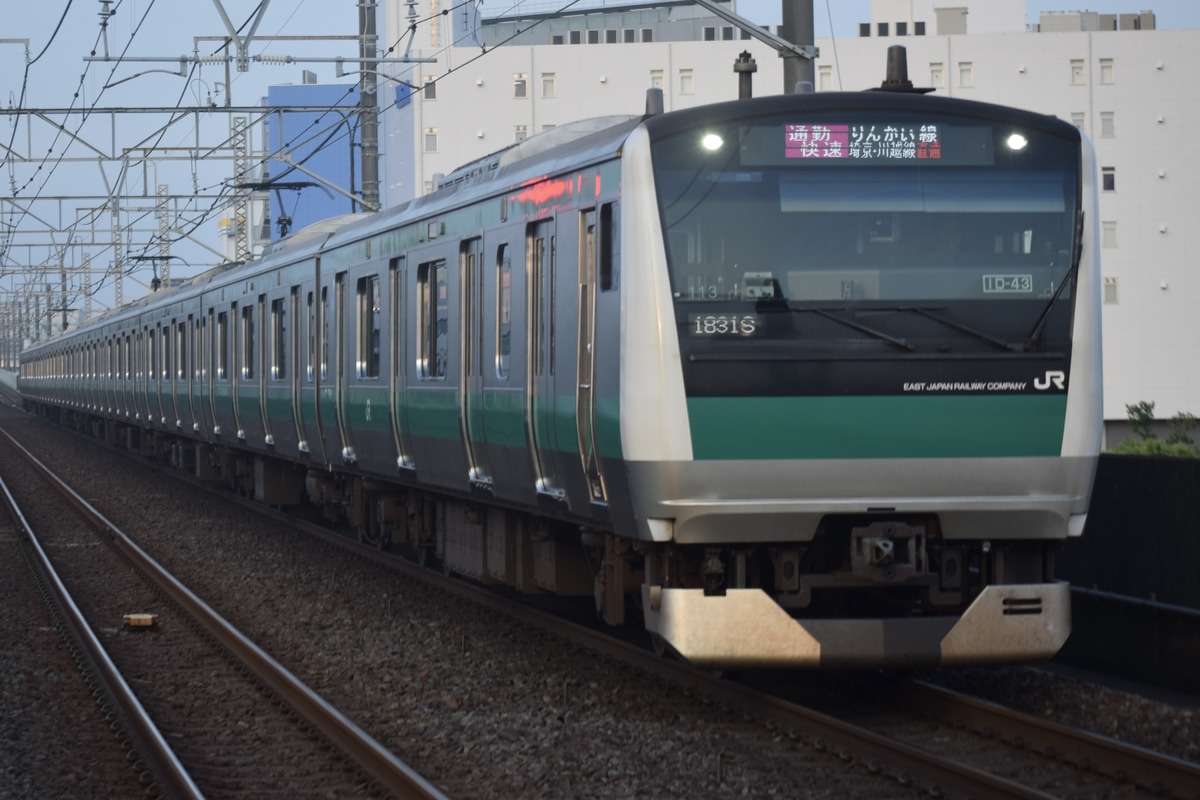 JR東日本 川越車両センター E233系 ハエ113編成
