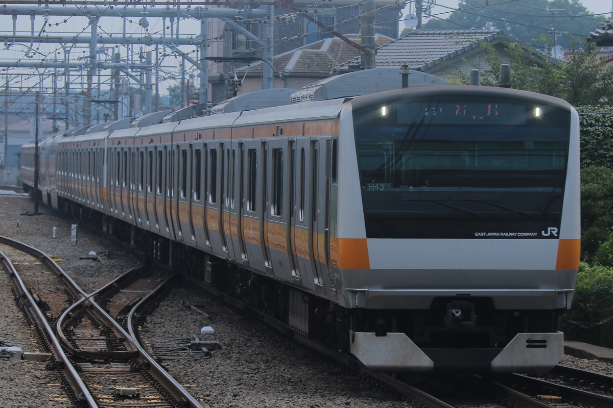 JR東日本 豊田車両センター本区 E233系 トタH43編成