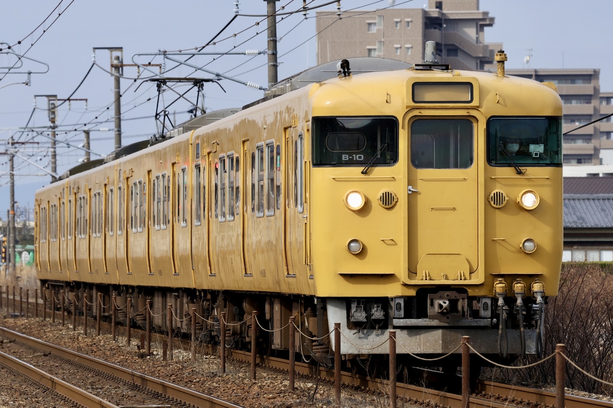 JR西日本 下関総合車両所岡山電車支所 115系 B-10編成