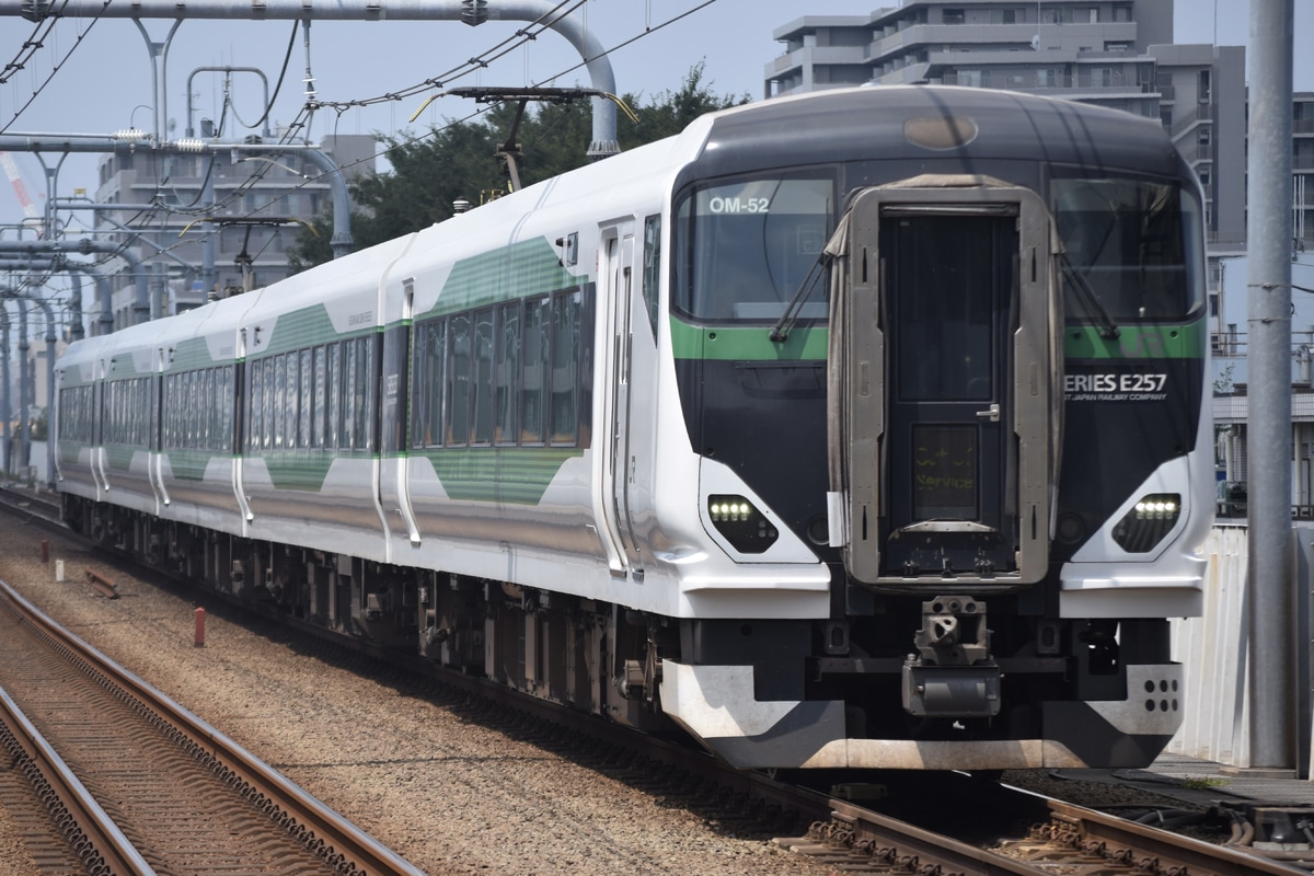 JR東日本 大宮総合車両センター東大宮センター E257系 オオOM-52編成