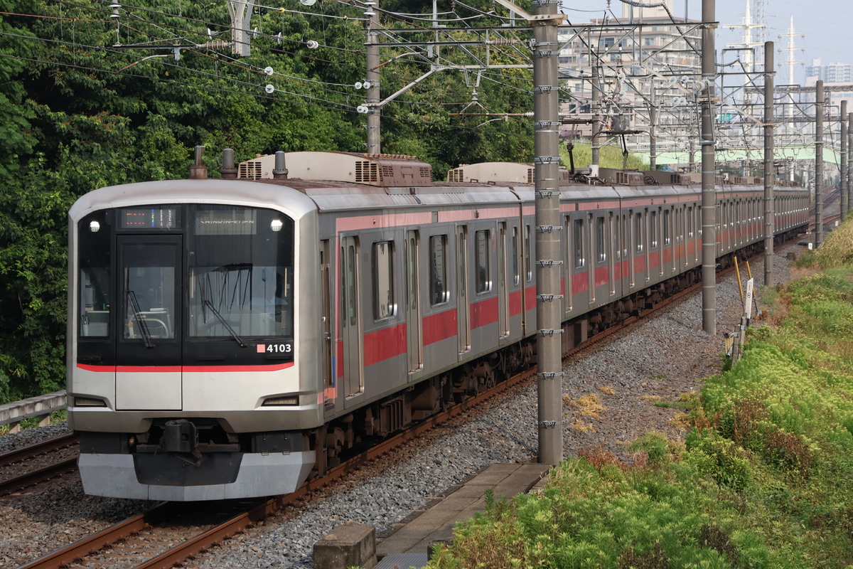 東急電鉄 元住吉検車区 5050系 4113f
