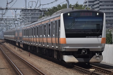 JR東日本E233系トタT21編成を武蔵境駅で撮影した画像