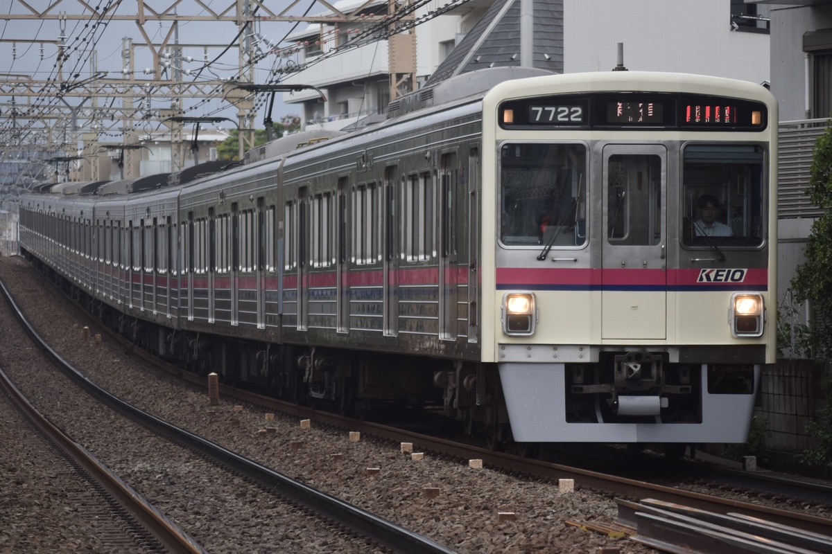 京王電鉄 若葉台検車区 7000系 7722F