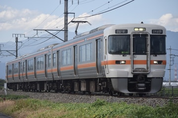 JR東海313系シスT14編成を常永～小井川間で撮影した画像