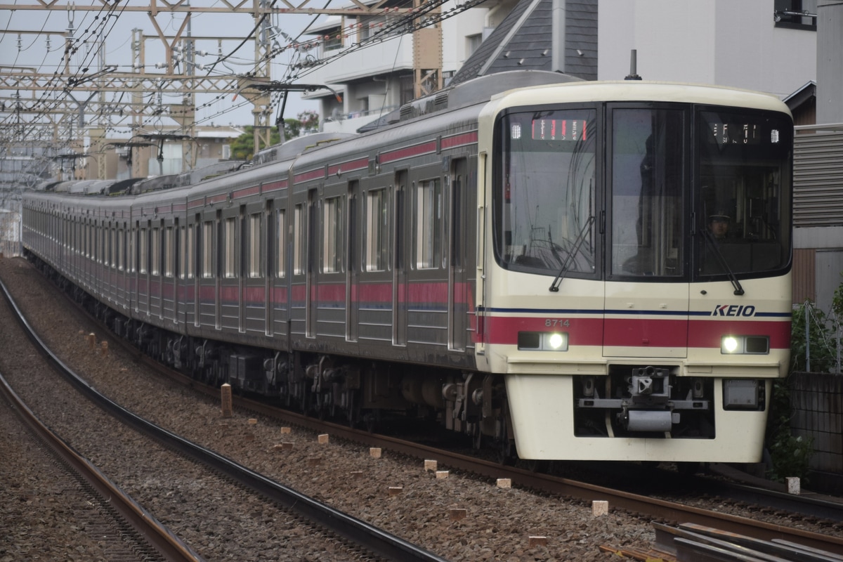 京王電鉄 若葉台検車区 8000系 8714F