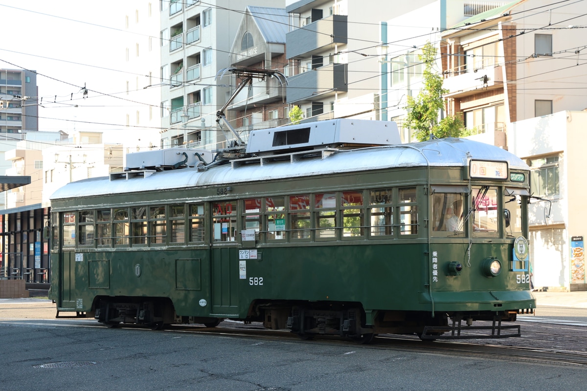 広島電鉄 千田車庫 570形 582