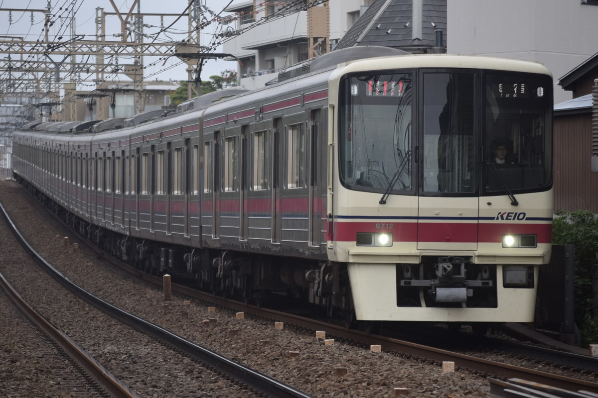 京王電鉄 若葉台検車区 8000系 8712F