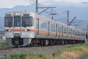 JR東海313系カキJ5編成を小井川～常永間で撮影した画像