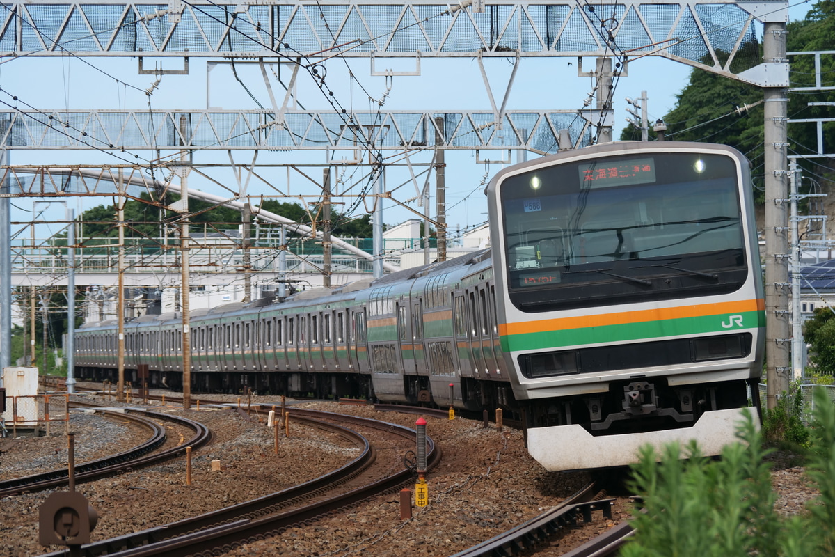 JR東日本 小山車両センター E231系 U588編成