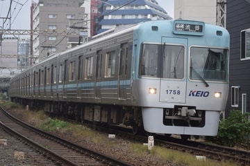 京王電鉄1000系1758Fを明大前～東松原間で撮影した画像