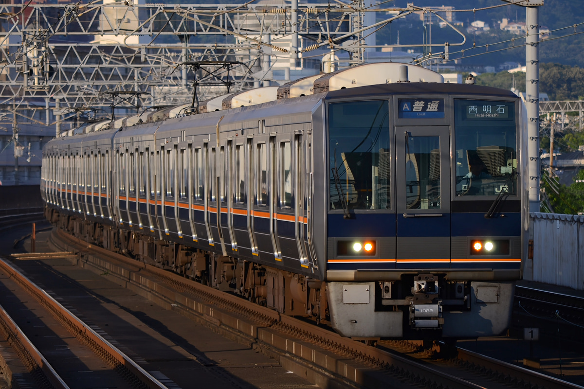JR西日本 網干総合車両所明石支所 207系 S8編成
