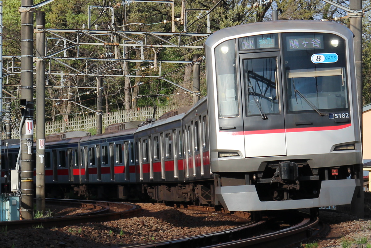 東急電鉄 元住吉検車区 5080系 5182f