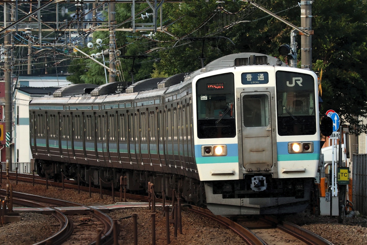 JR東日本 長野総合車両センター 211系 ナノN608編成
