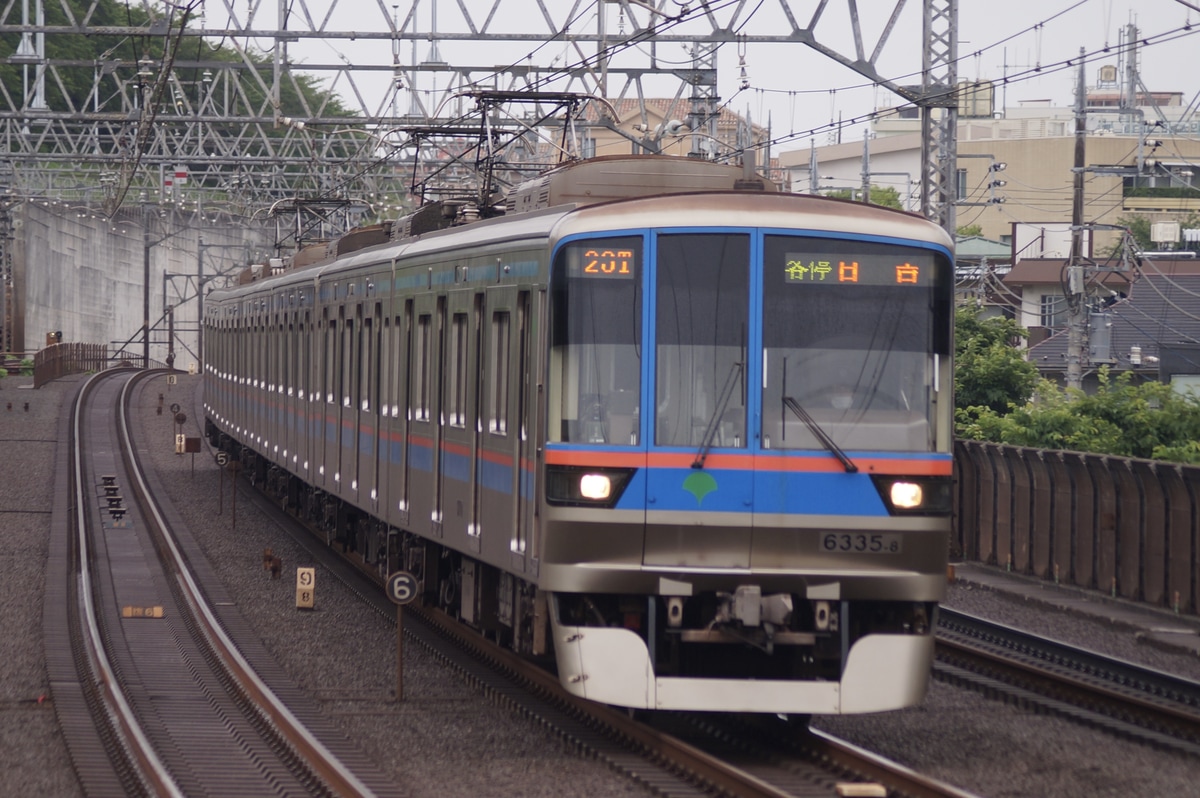 東京都交通局 志村車両検修場 6300系 6335f