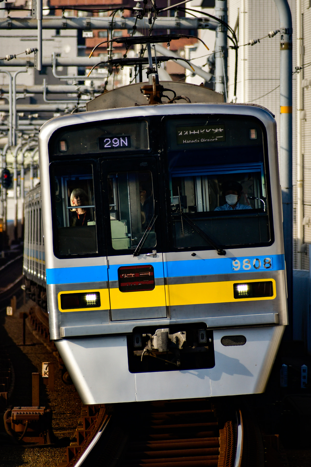 千葉ニュータウン鉄道 印旛車両基地 9800形 9808編成