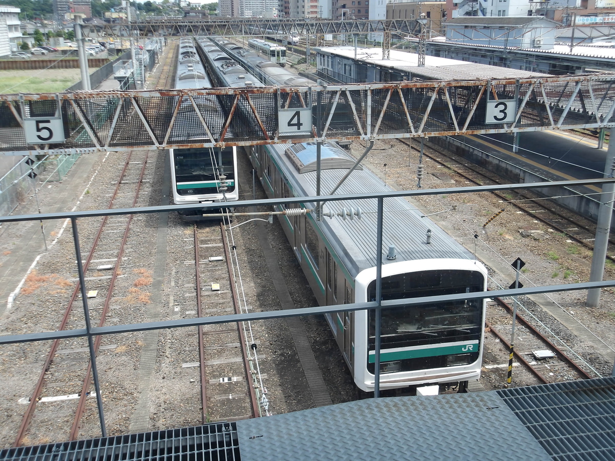 JR東日本 勝田車両センター E501系 カツK701編成