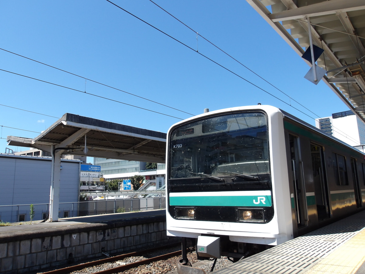JR東日本 勝田車両センター E501系 カツK703編成