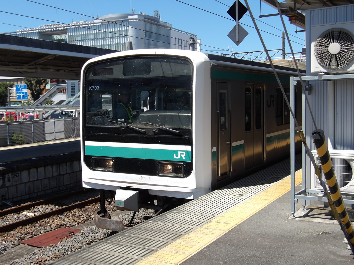 JR東日本 勝田車両センター E501系 カツK703編成