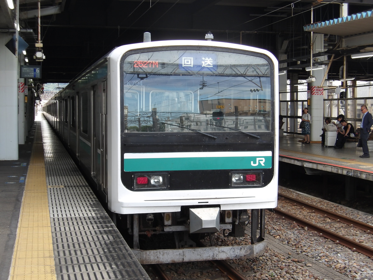 JR東日本 勝田車両センター E501系 カツK704編成