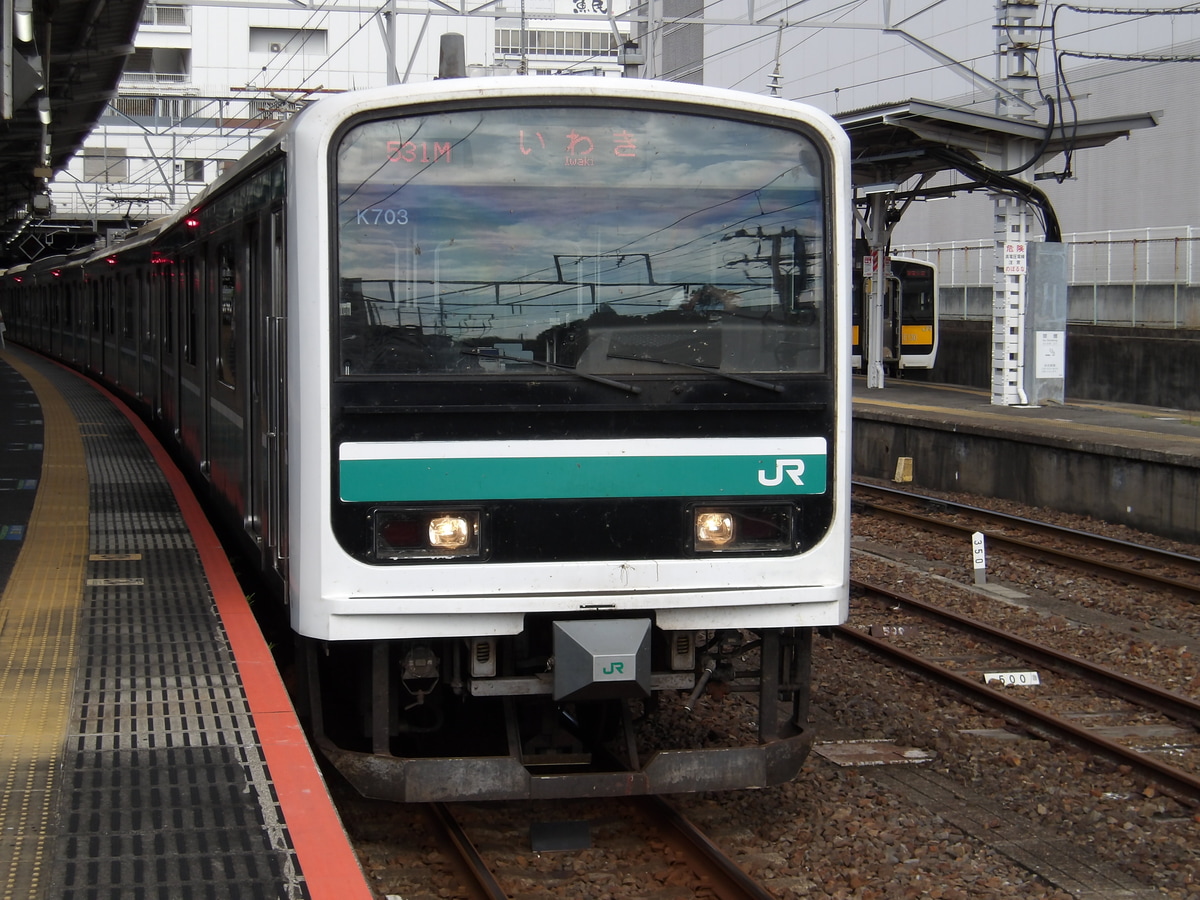 JR東日本 勝田車両センター E501系 カツK703編成