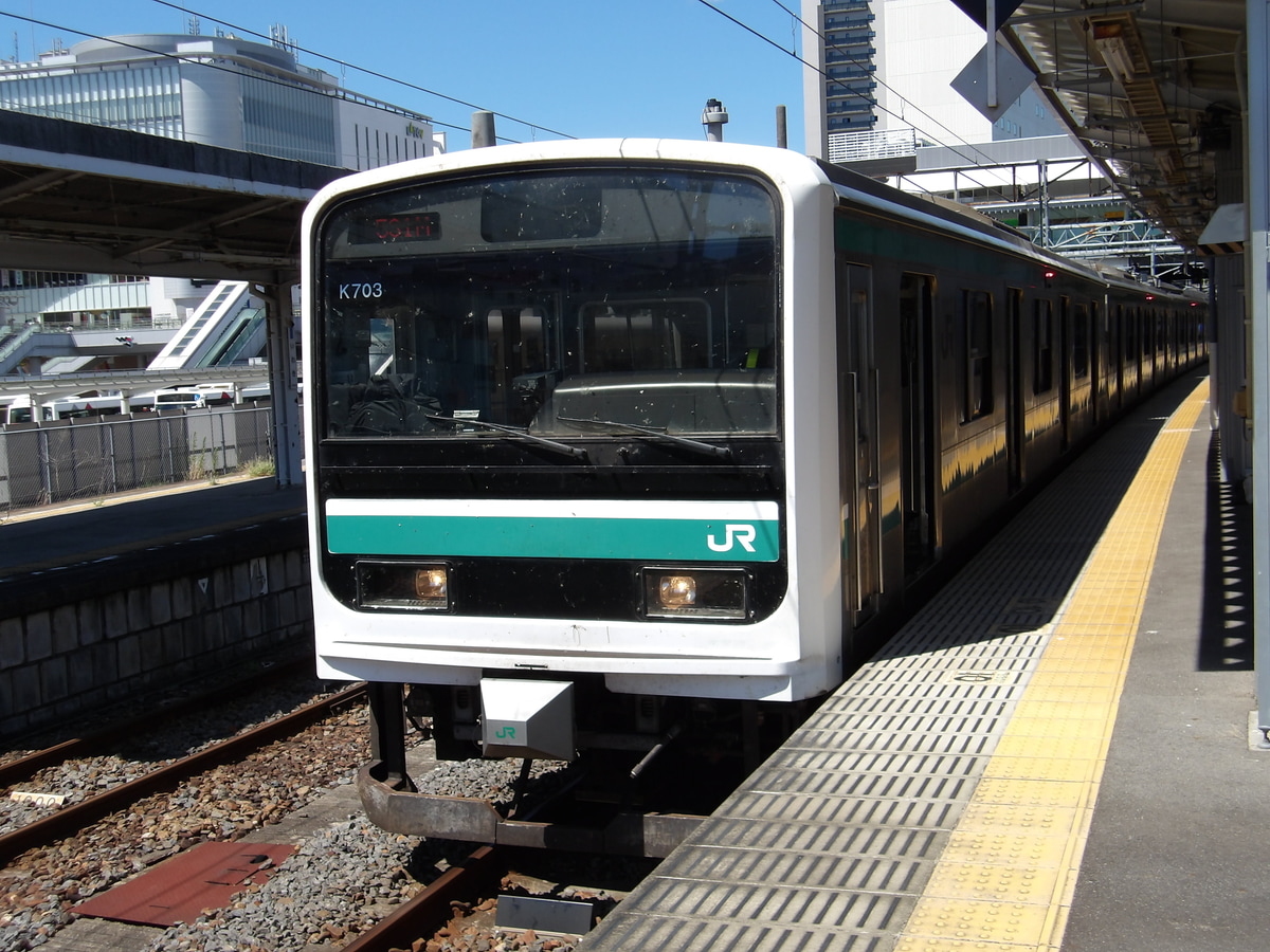 JR東日本 勝田車両センター E501系 カツK703編成