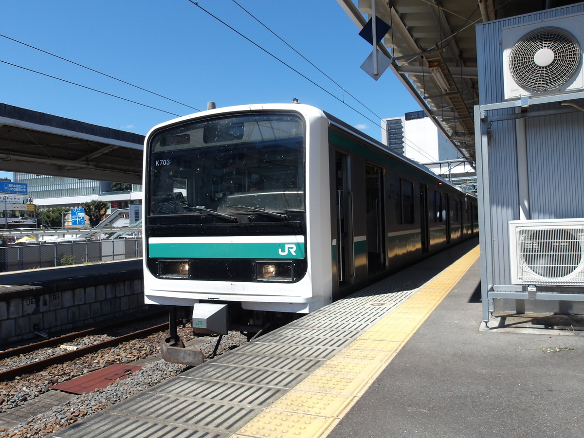 JR東日本 勝田車両センター E501系 カツK704編成