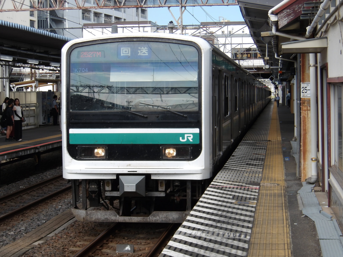 JR東日本 勝田車両センター E501系 カツK704編成