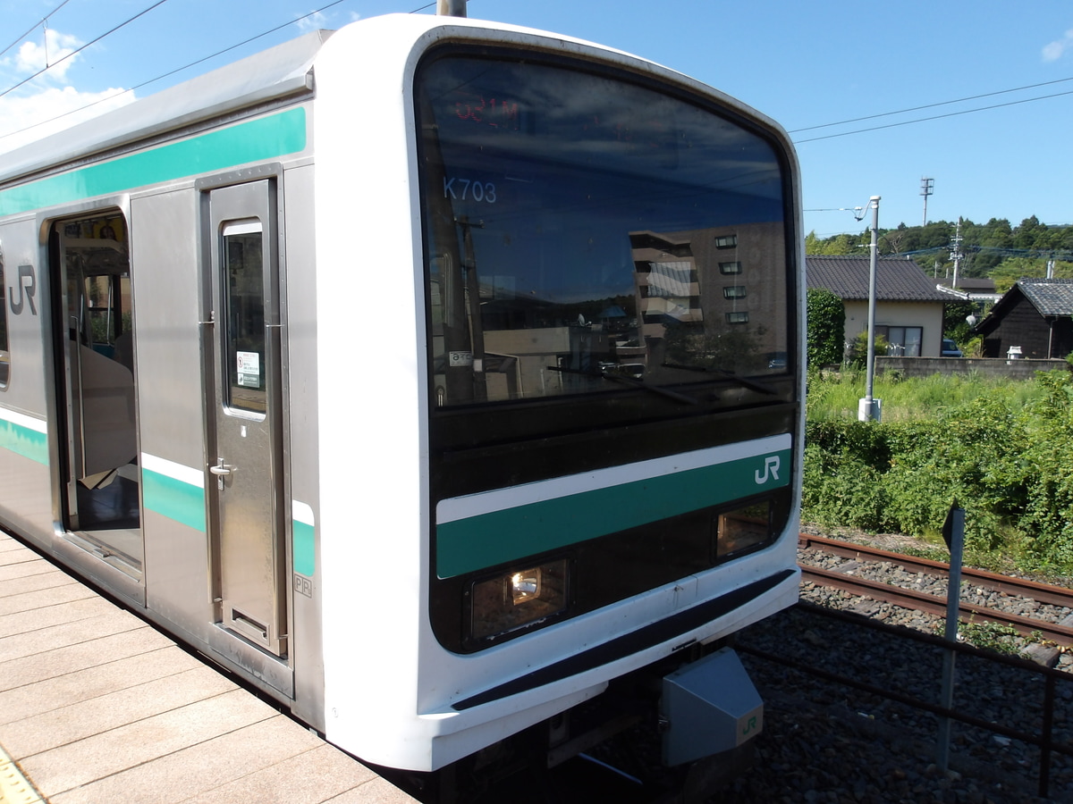 JR東日本 勝田車両センター E501系 カツK703編成