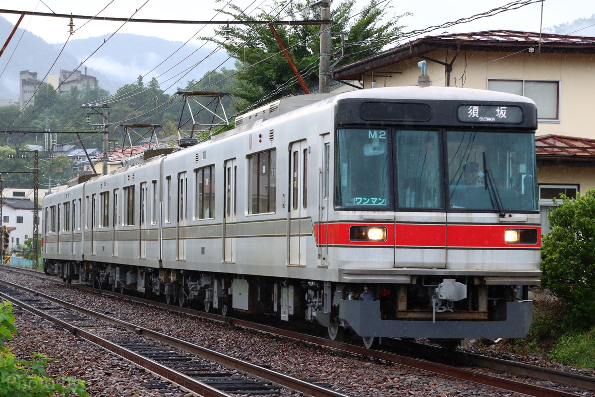 長野電鉄 須坂車両工場 3000系 M2編成