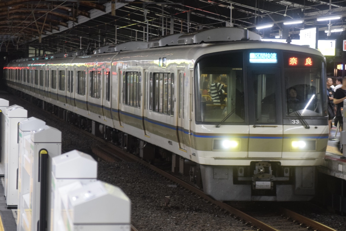JR西日本 吹田総合車両所奈良支所 221系 NB805編成
