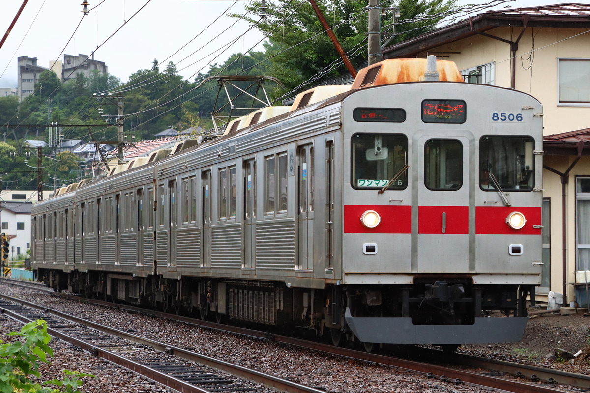 長野電鉄 須坂車両工場 8500系 T6編成