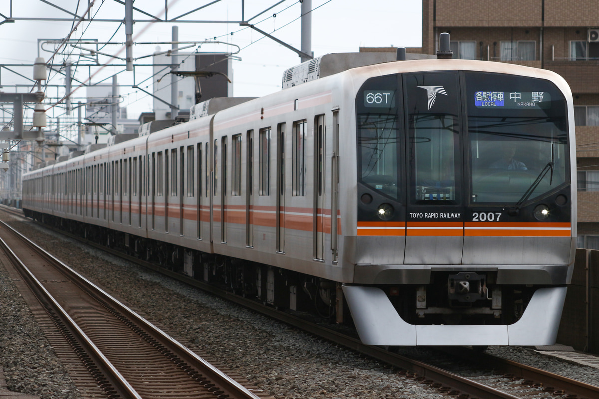 東葉高速鉄道 八千代緑が丘車両基地 2000系 2107F