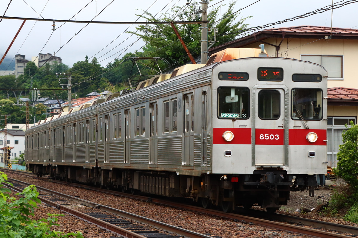 長野電鉄 須坂車両工場 8500系 T3編成